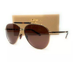 Burberry Men's Light Gold Brown Sunglasses!